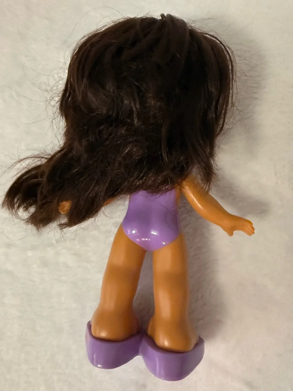 Fisher Price Snap N Style Erika Brown Hair Doll With Outfits and Accessories